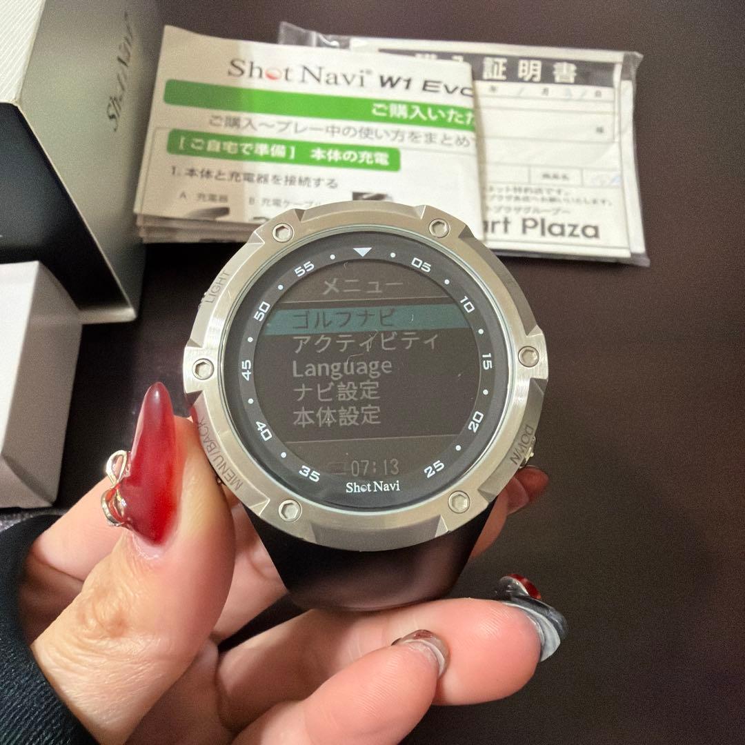 【即発送】Shot Navi W1 Evolve ゴルフGPSウォッチ