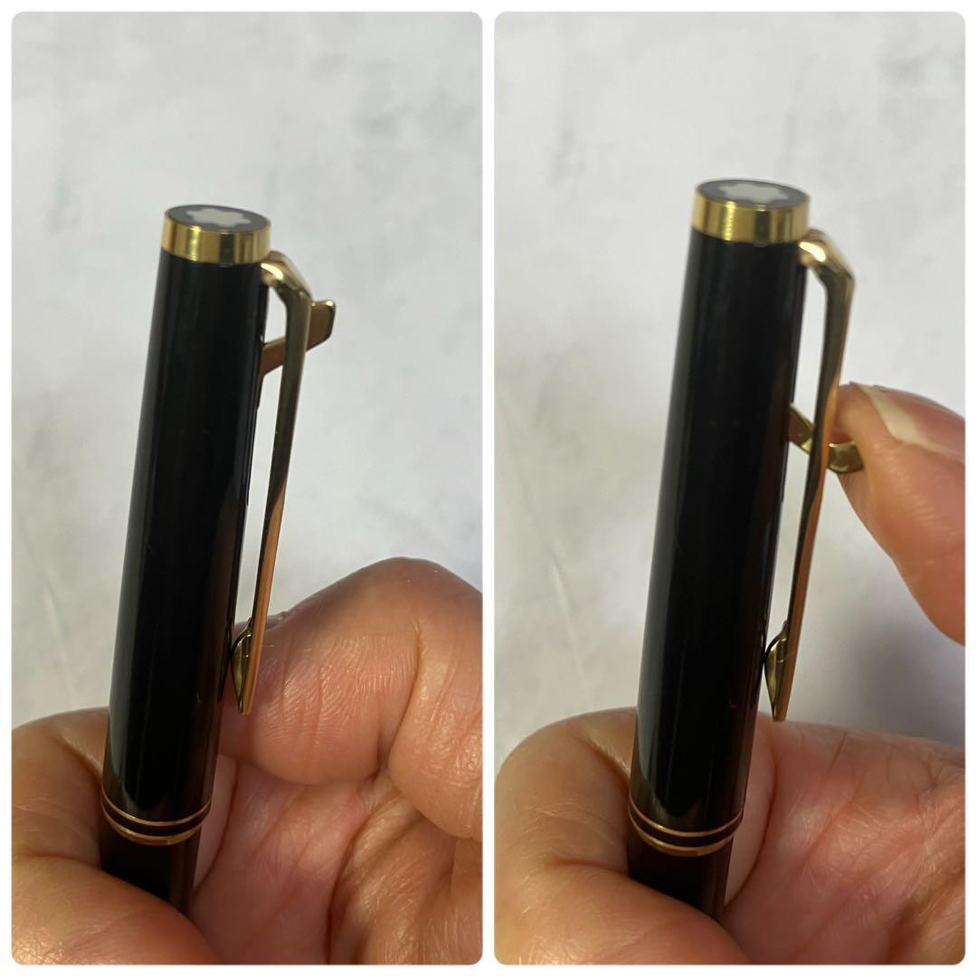 【希少ハンマートリガー】モンブラン ボールペン Sライン スリム 黒 動作確認済