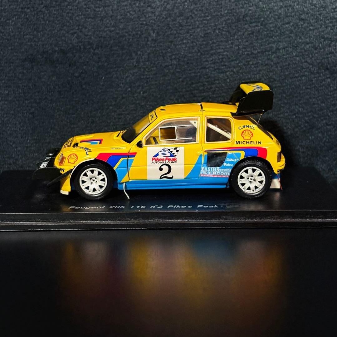 デカール加工品 1/43 Spark プジョー 205 T16 パイクスピーク