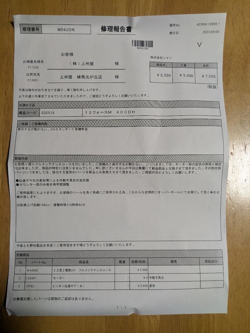 SHIMANO 13　ForceMaster 400DH 電動リール