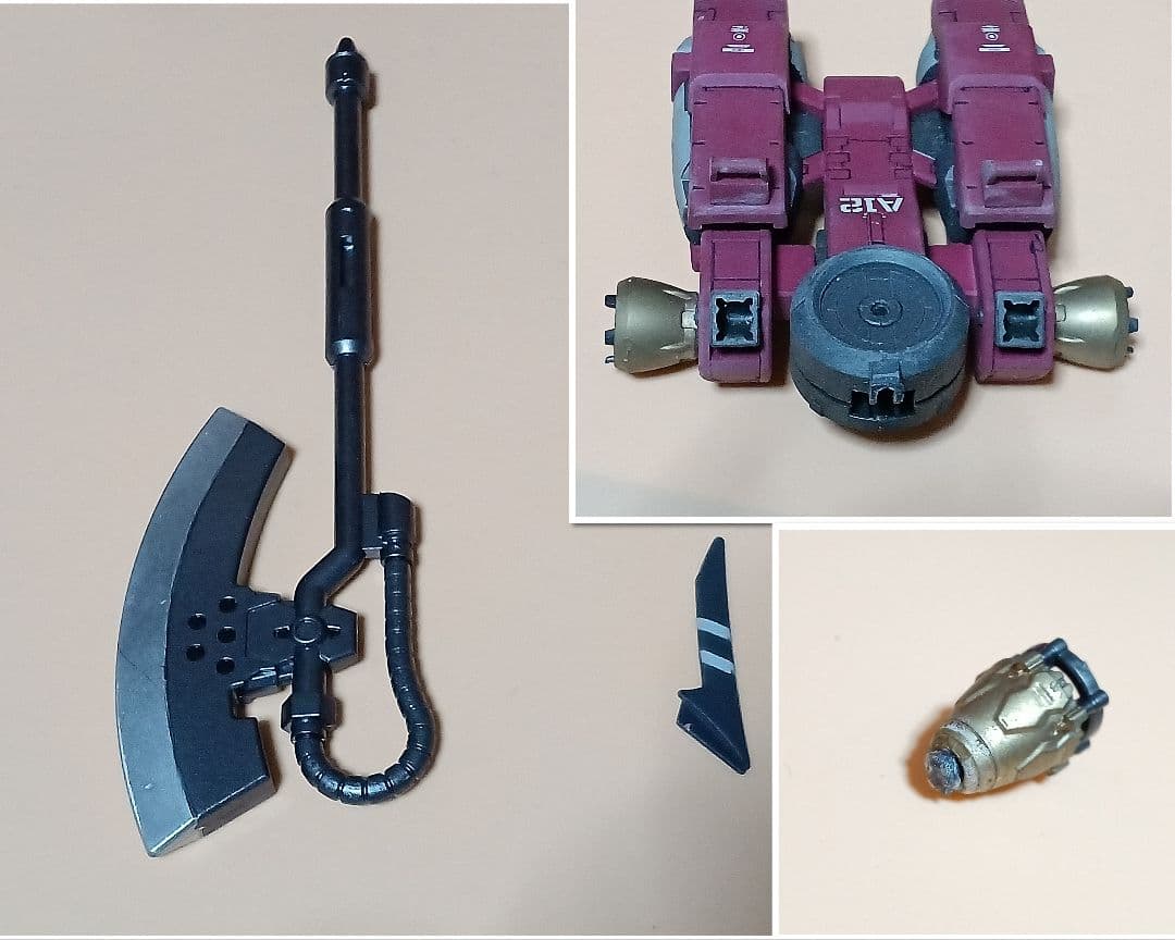 【ジャンク】ガンダム　ザク　プラモデル　組み立て品　大きめガンプラ