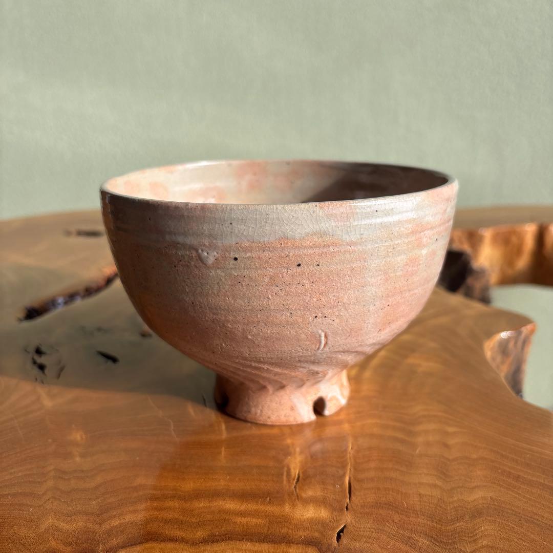 御本 割高台 堀野証嗣造 抹茶碗 茶道具 共箱
