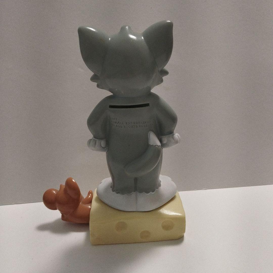 トムとジェリー　ソフビ　貯金箱　十六銀行