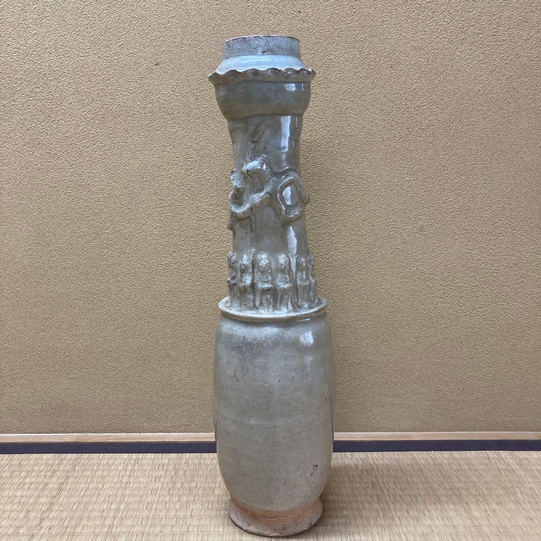 中国陶器　日月壺