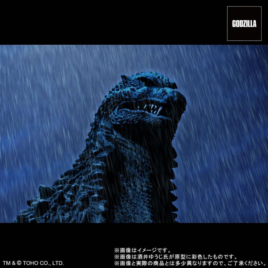 東宝30cmシリーズ 酒井ゆうじ造形コレクション ゴジラ(2002) 嵐の中の…