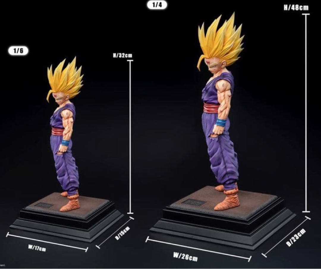 ドラゴンボールガレージキット　孫悟飯　レジン スタチュー フィギュア　完成品