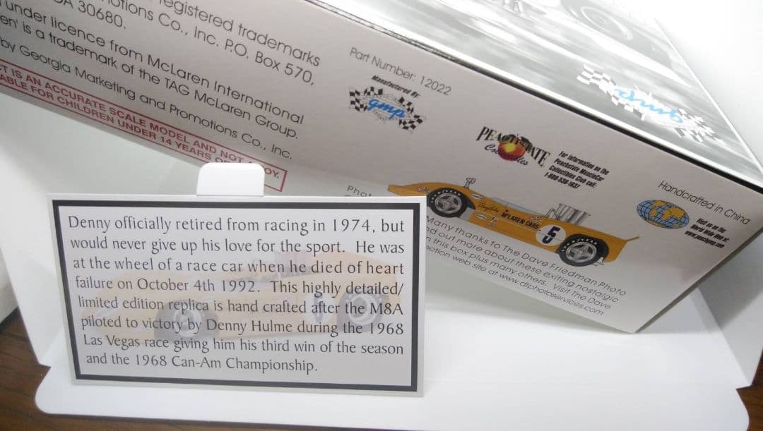 1/18　GMP McLaren　M8A ＃5