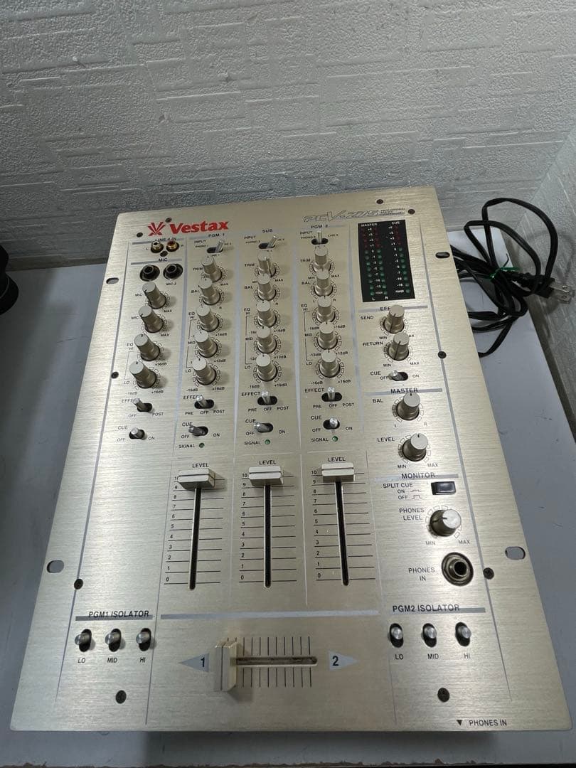 VESTAX ベスタクス　PCV-275 縦横フェーダーメンテナンス