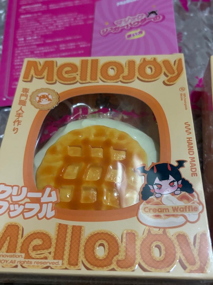 mellojoy クリームワッフル シュリンク付き　パンパンパンケーキ