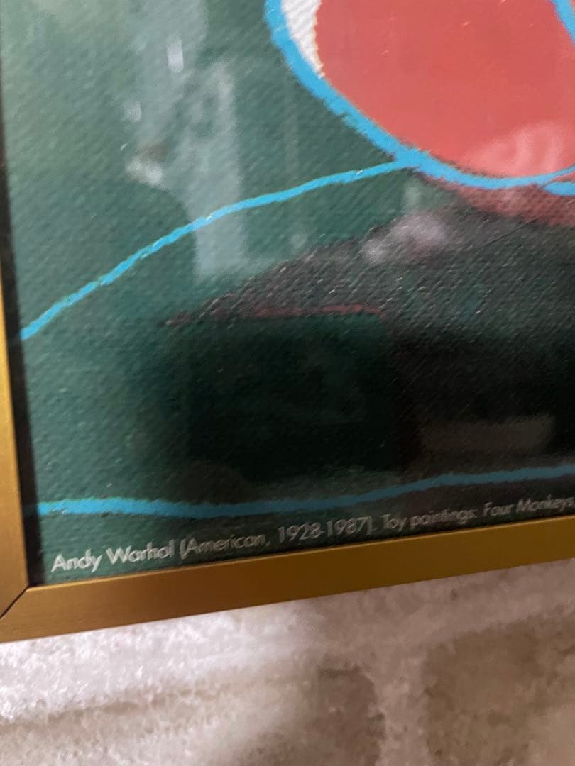 Andy Warhol Four Monkeys ポスター　ラージサイズ