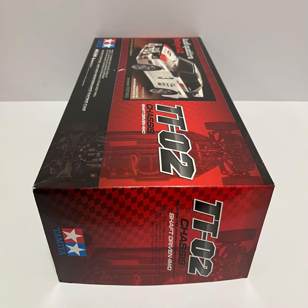 タミヤ 1/10RC アウディ クワトロ ラリー A2 (TT-02シャーシ)
