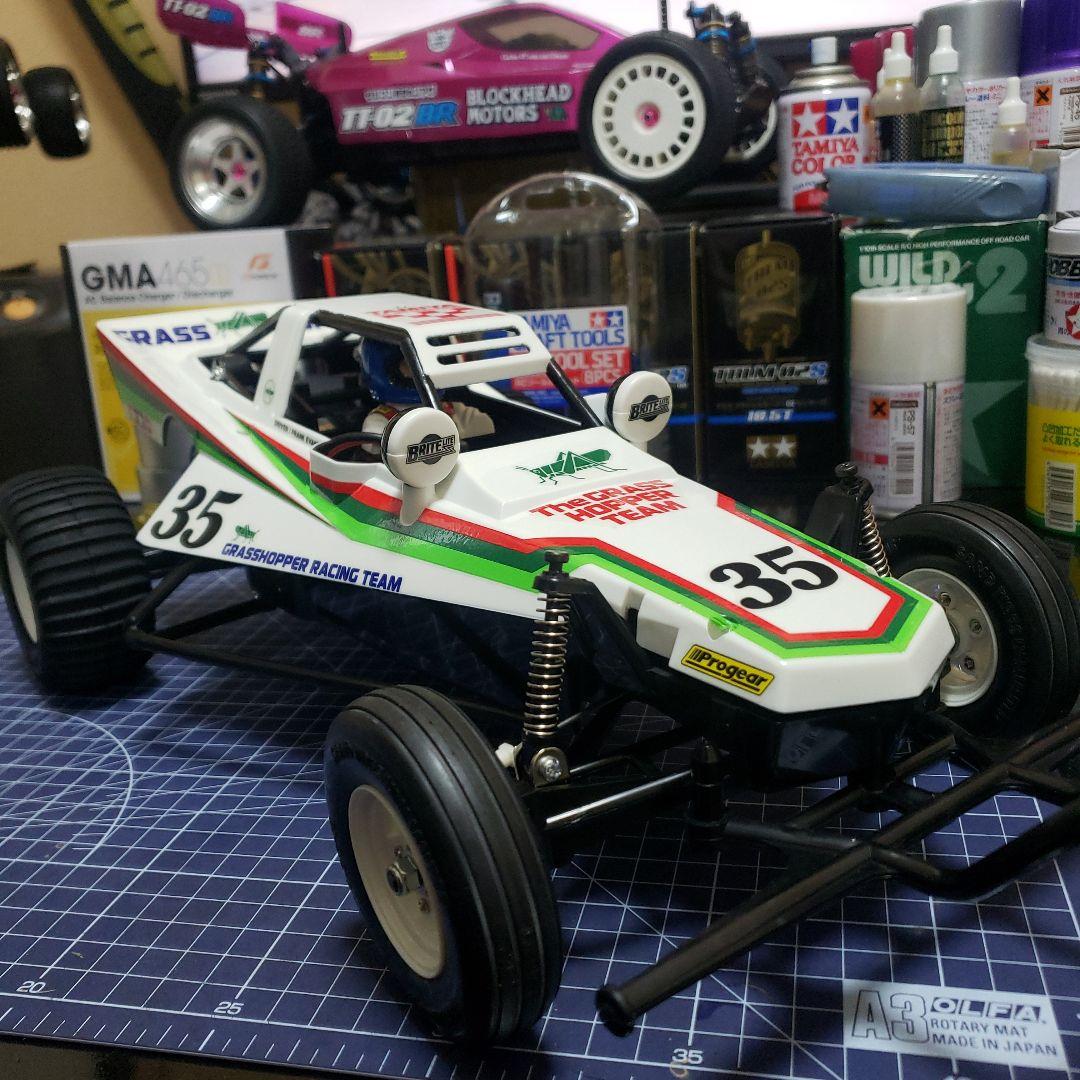タミヤ　グラスホッパー　フルベア 540SHモーター 付き　未走行車　全部セット