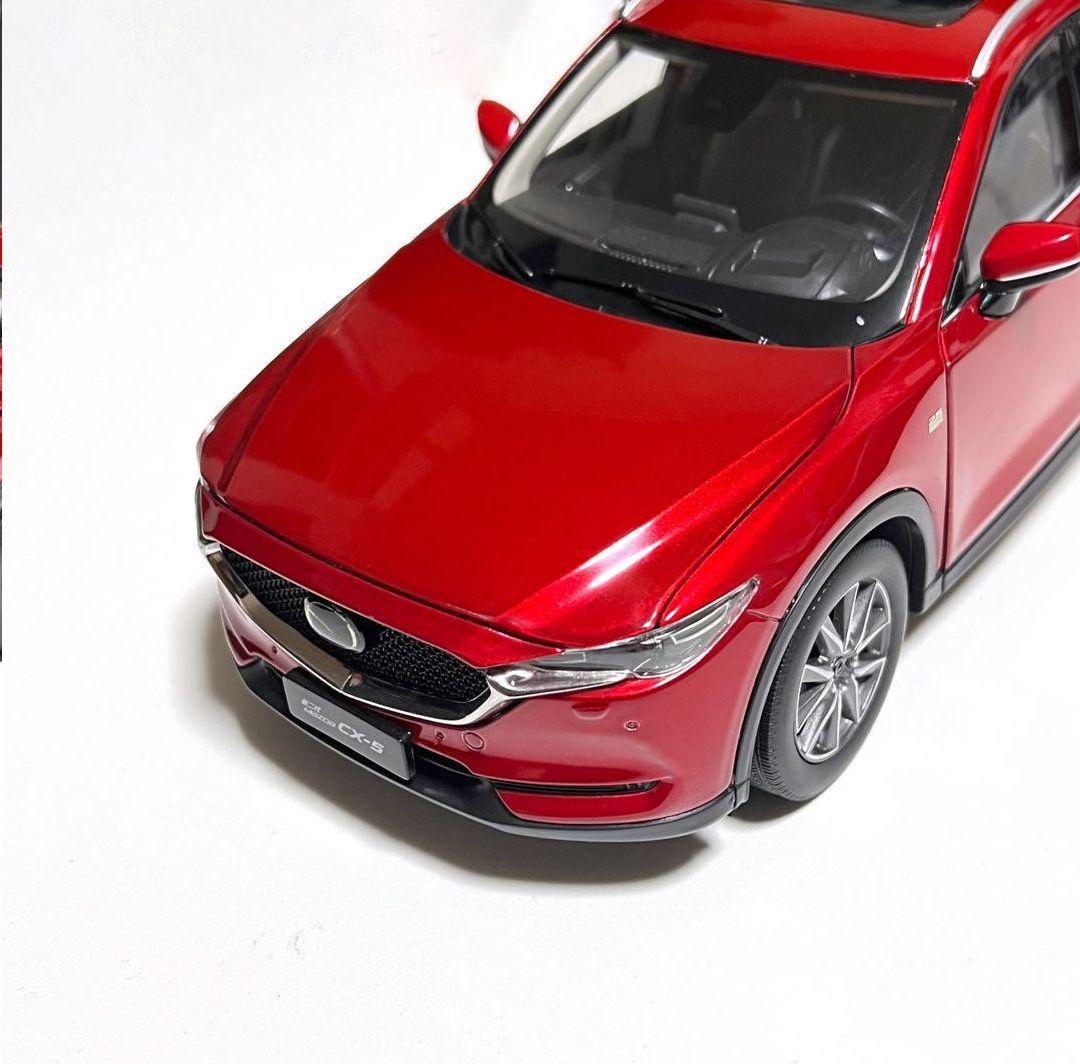 マツダ CX-5 赤 ミニカー 1/18