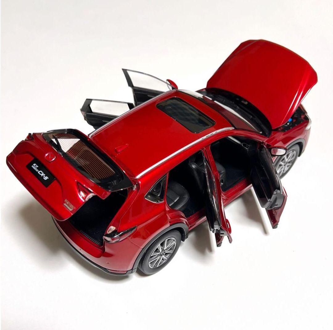 マツダ CX-5 赤 ミニカー 1/18