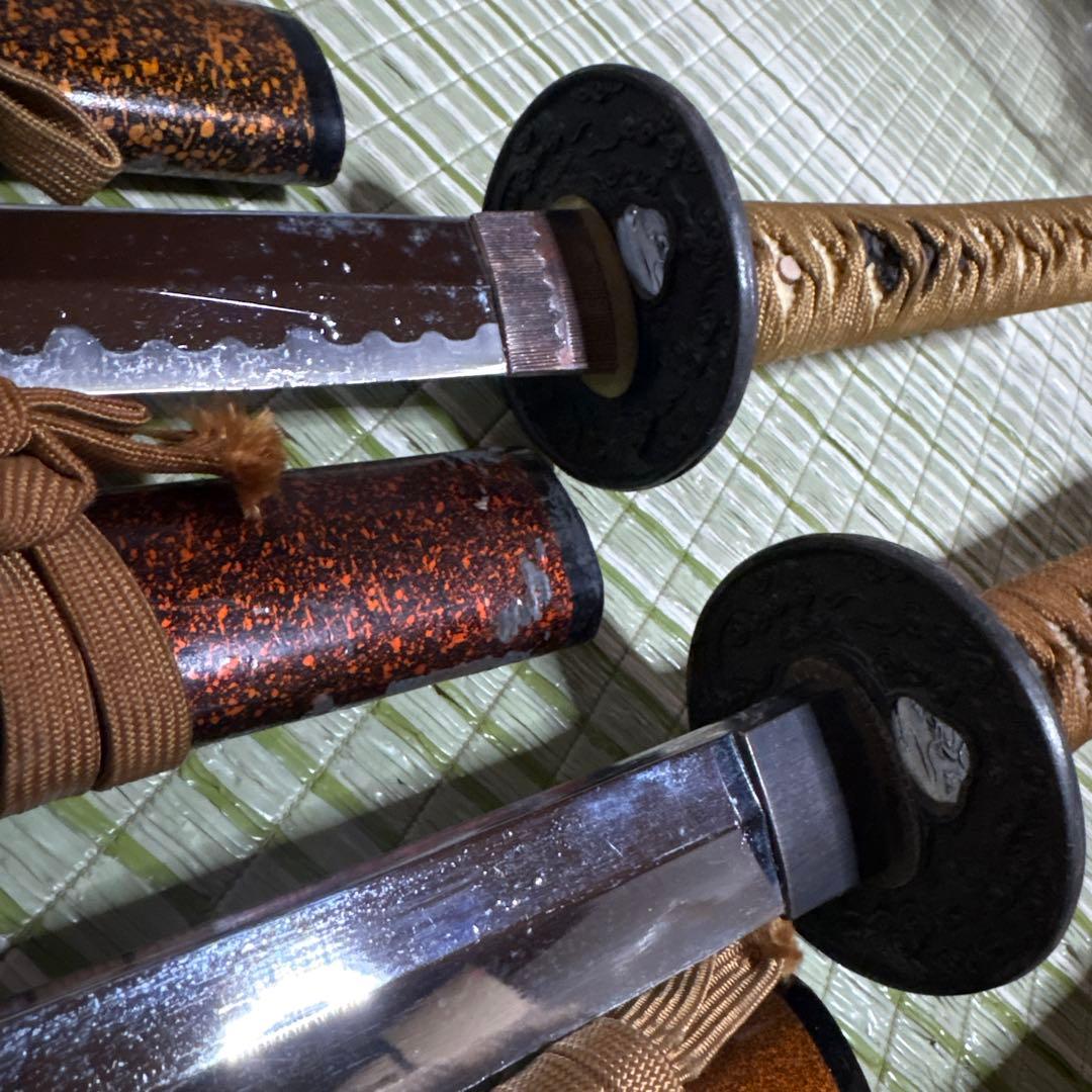 模造刀　模擬刀　武士　侍　伝統工芸　剣　ソード　太刀　　鞘　鍔　4本