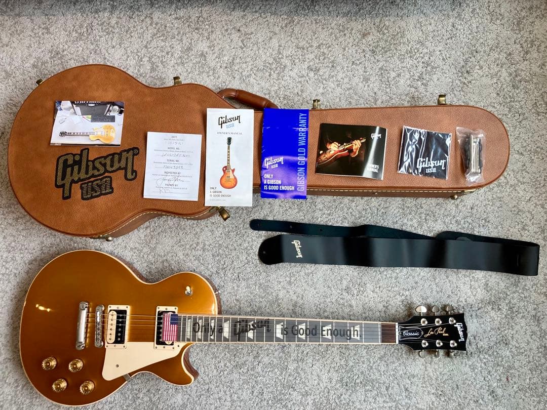 【美品】Gibson レスポールクラシック2017 GOLDTOP
