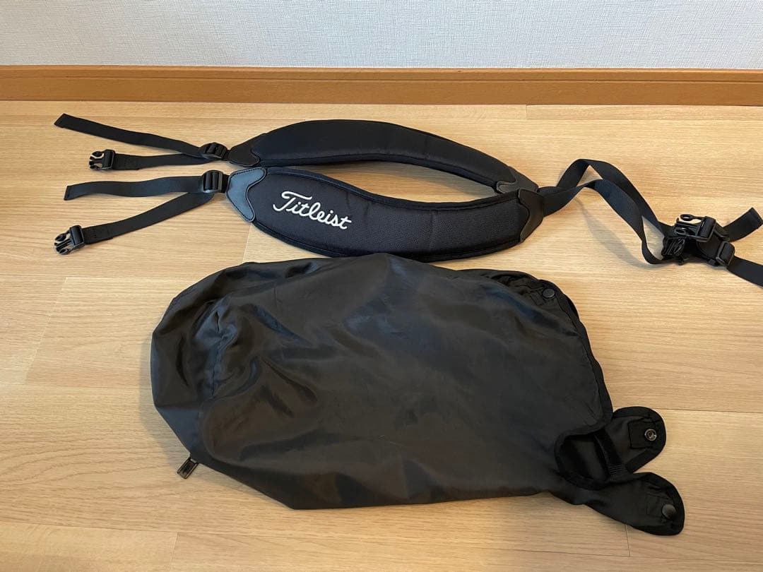 【希少】Titleist キャディバッグ ジェットブラック/レッド　プレミアム