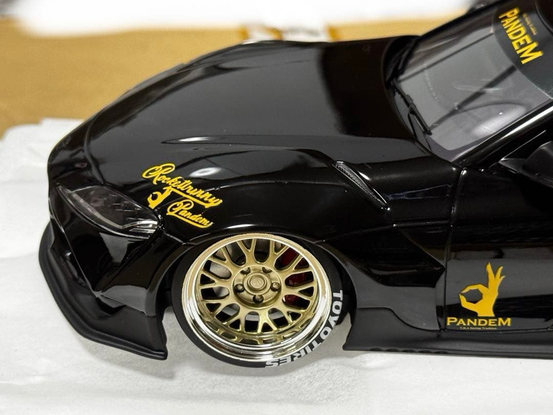 PANDEM GRスープラ V1.0 ブラック 1/18 TOP SPEED