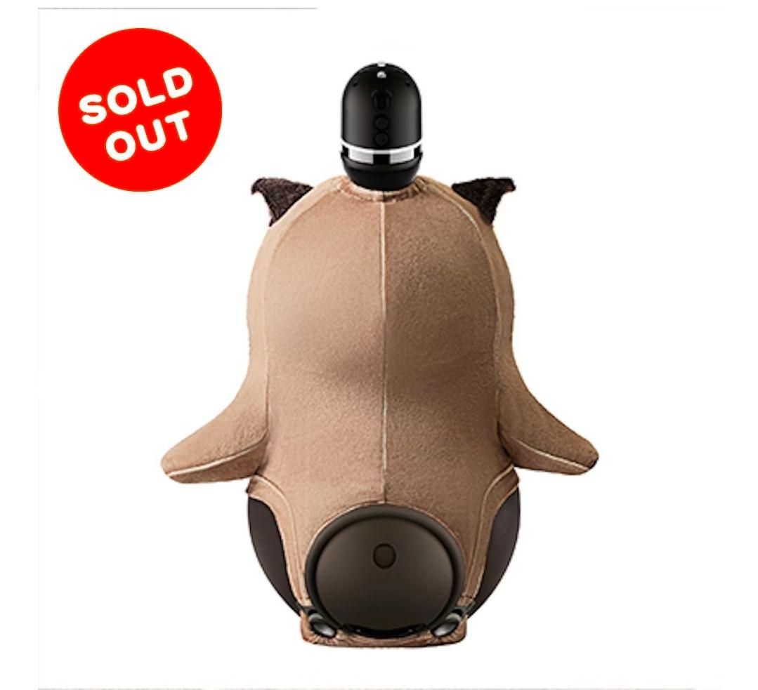新品 完売色 ラボット みみずくベロアカットソーブラウン lovot