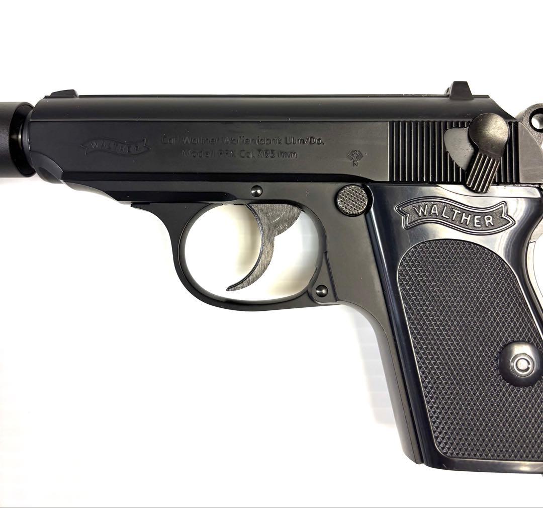 マルゼン ワルサーPPK 　ブラックモデル　ガスブローバック　可変ホップバレル