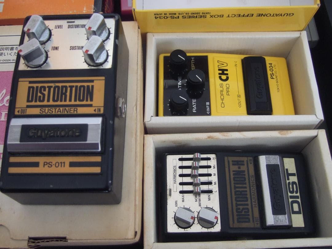 国産名機24台 Maxon Ibanez Guyatone KORG Pearl