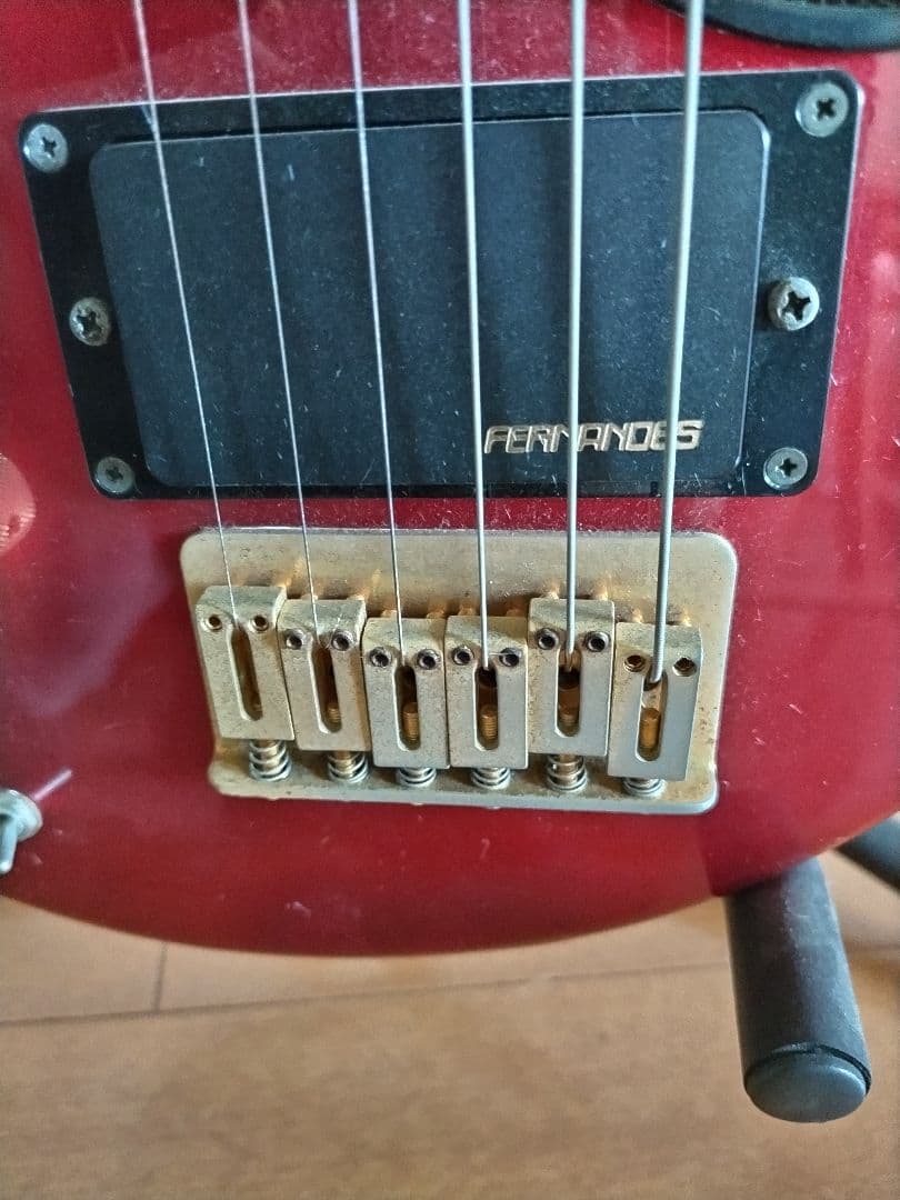 FERNANDES レッド エレキギター、ZO-3、レフティ