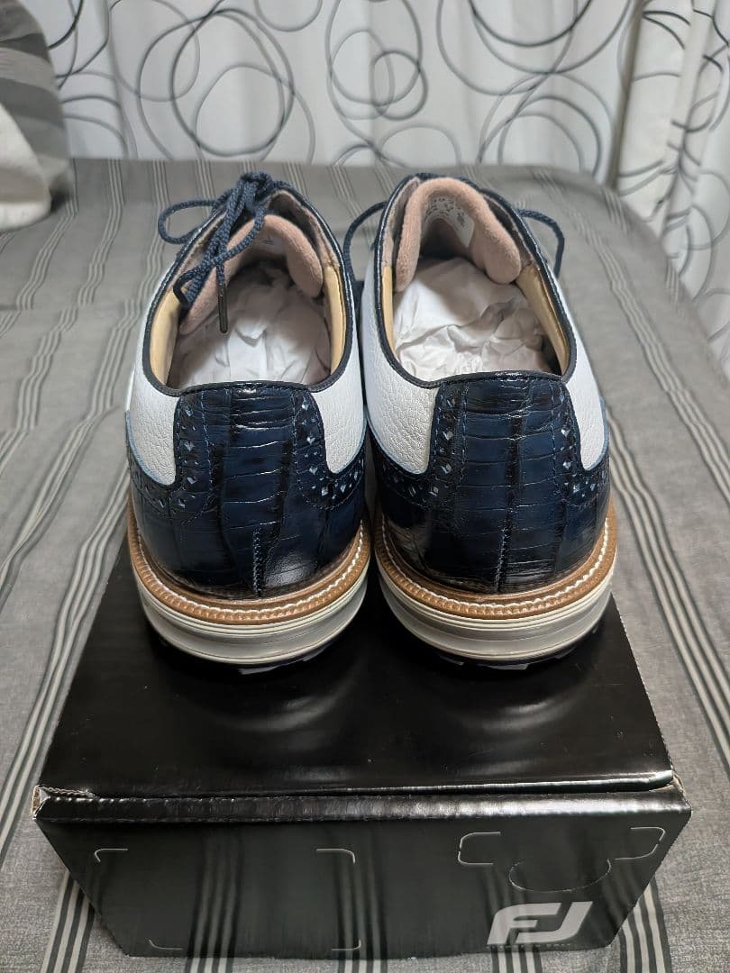 FOOTJOY ゴルフシューズ ホワイト/ネイビー