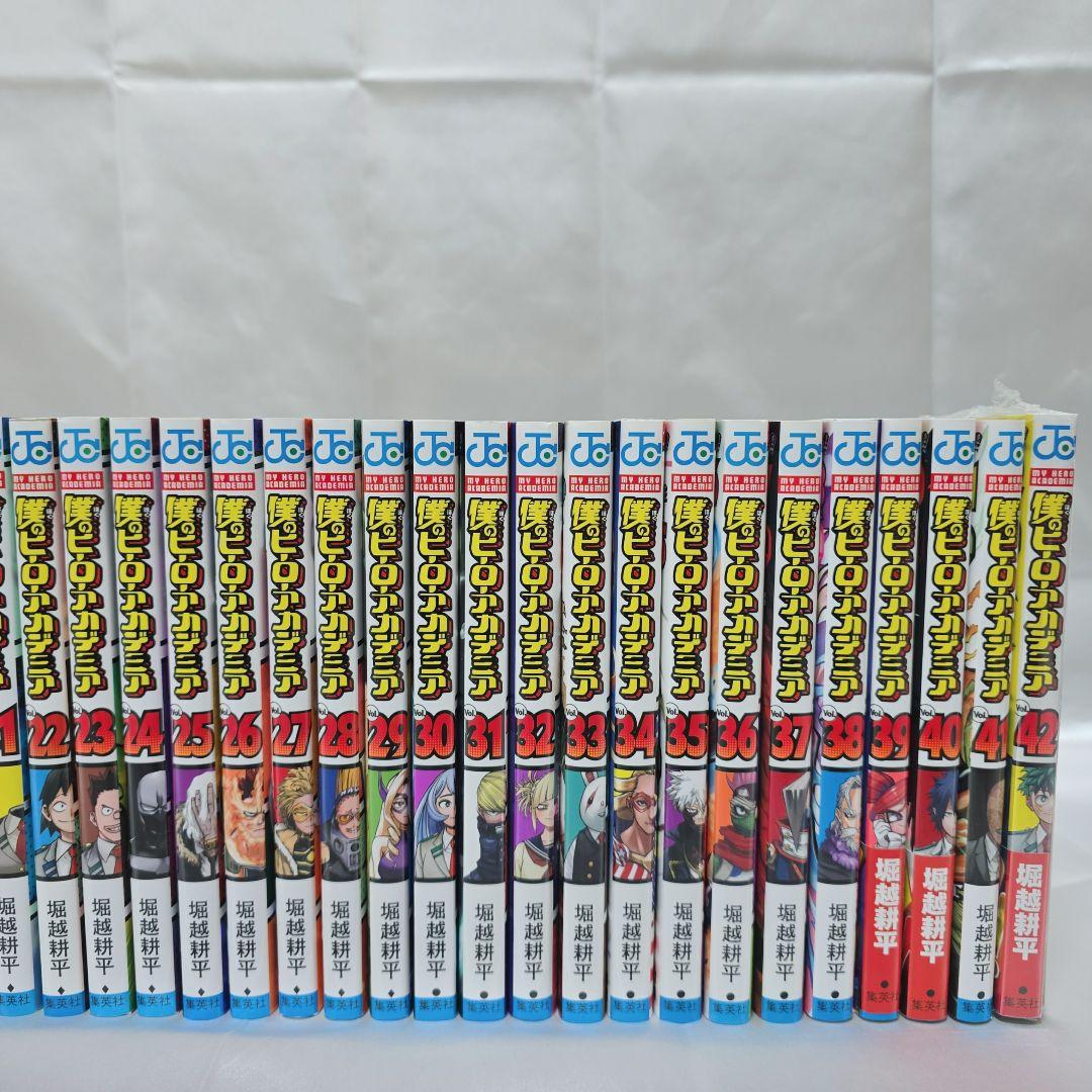 僕のヒーローアカデミア 全42巻セット[完]/美品/B03