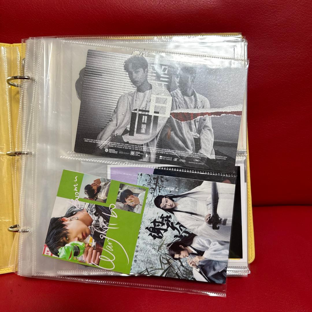 王一博ポストカード　100枚収納冊付き