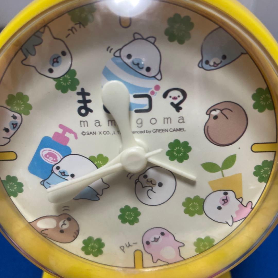 ジャンク品 まめゴマ 置時計 サンエックス レトロ