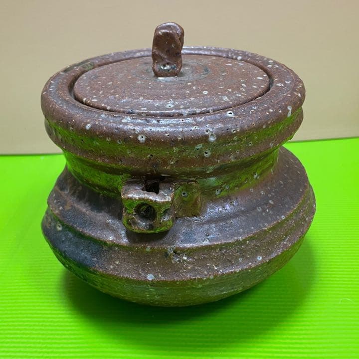 信楽焼、水指