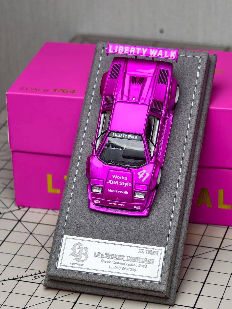 TOPART 1/64 限定 LBWK ランボルギーニ カウンタック 合金開閉