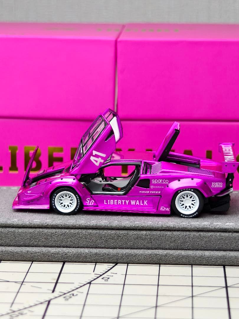TOPART 1/64 限定 LBWK ランボルギーニ カウンタック 合金開閉