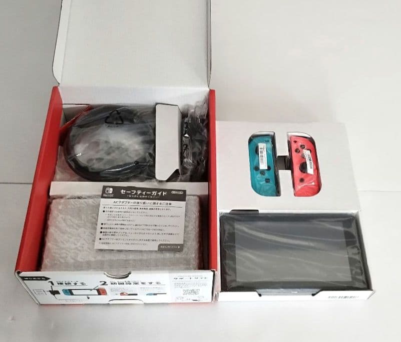 NintendoSwitchネオンレッド①