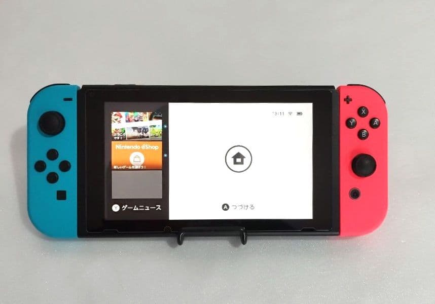 NintendoSwitchネオンレッド①