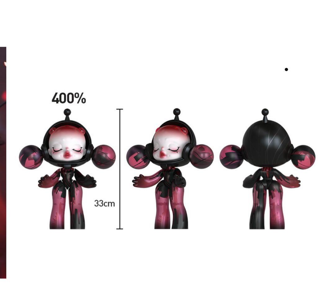 MEGA α SKULLPANDA 400% Red Crystal