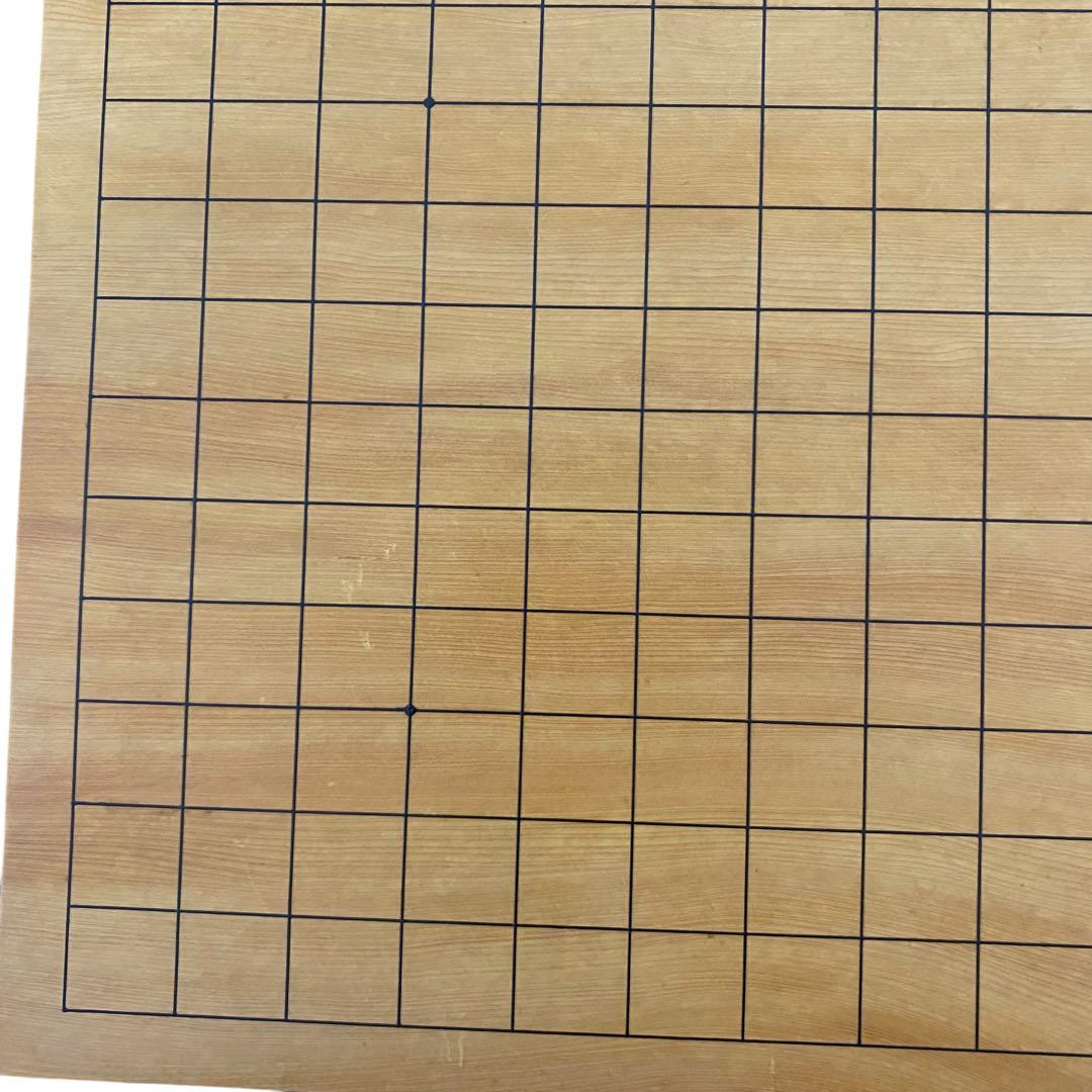 碁盤　本榧　ヘソ付　脚付　厚み19.5cm へそあり 囲碁盤　約22kg ケース