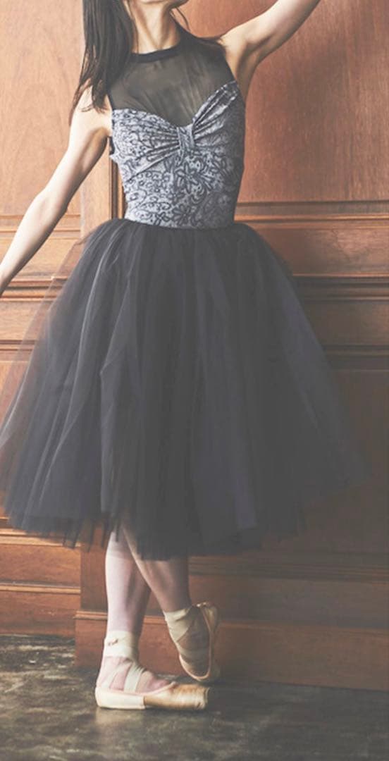 バレエ type Y neck ribbon / eternal lace etoupe