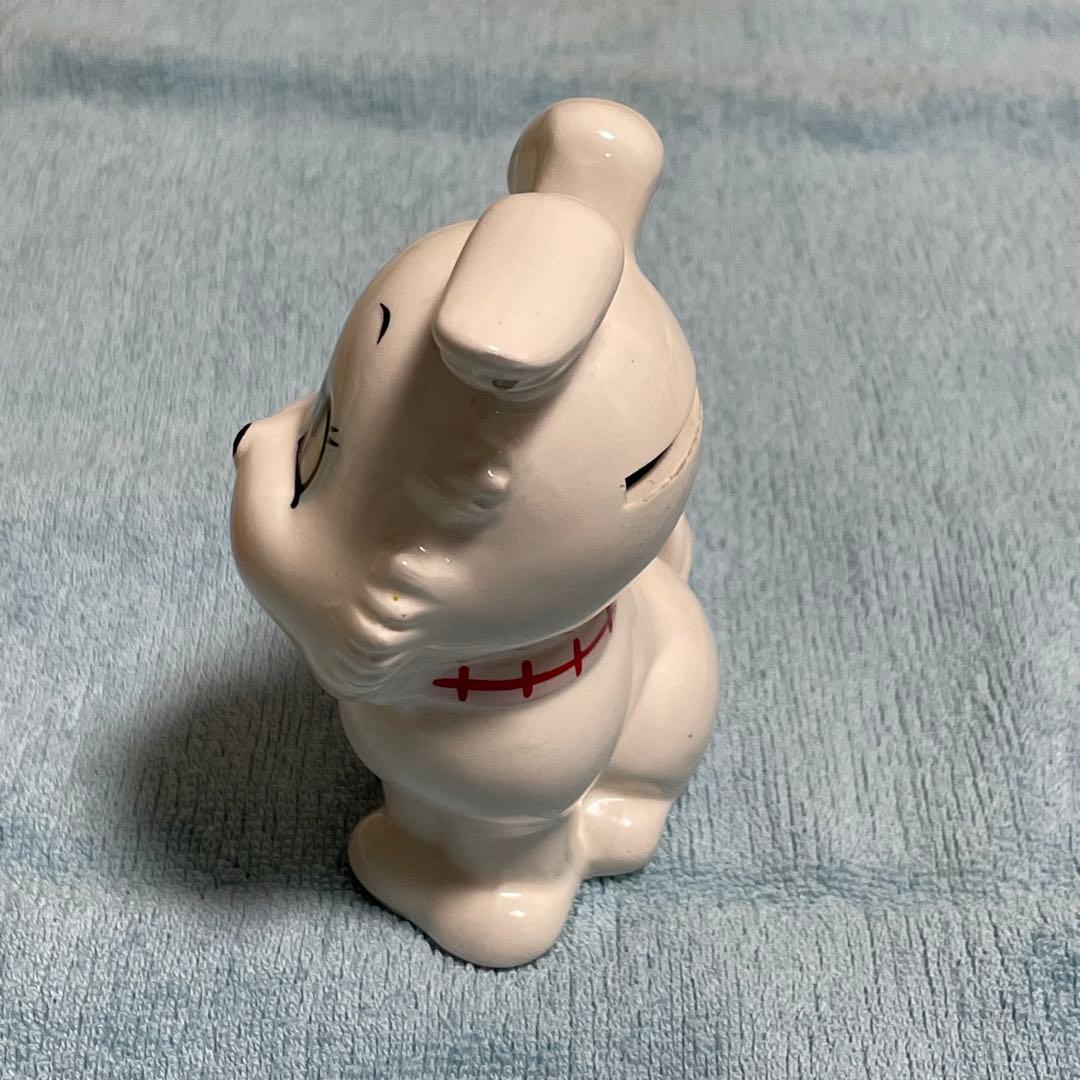 希少　内藤ルネDesign 「陶器」 犬貯金箱　当時物　年代物　ヴィンテージ