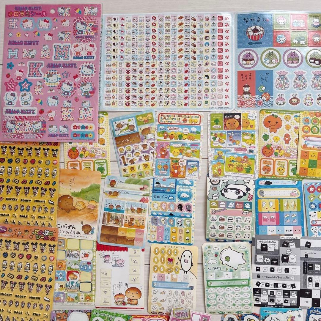 【まとめ売り】キャラクターシール♡平成レトロ　当時物