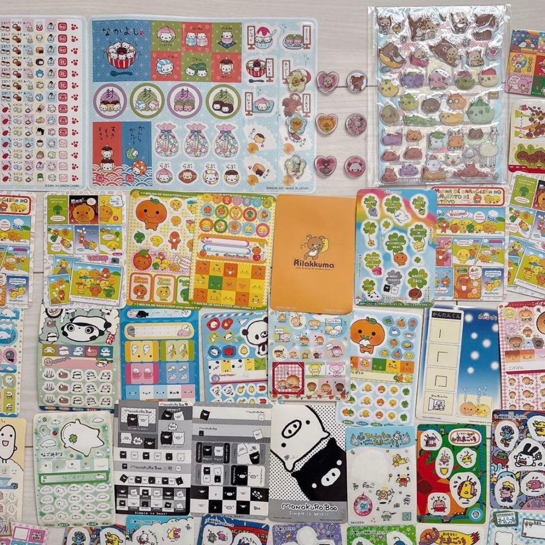 【まとめ売り】キャラクターシール♡平成レトロ　当時物