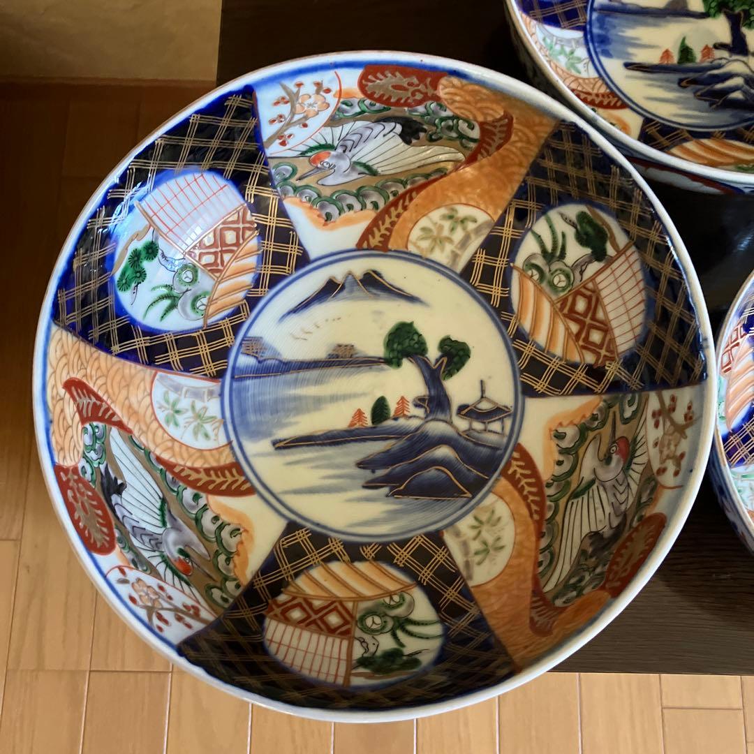 お値下げ 古伊万里 三つ組鉢 骨董品