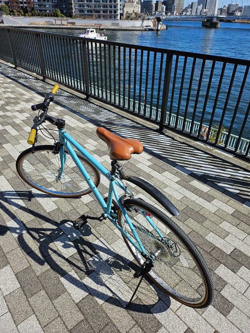 【引取り専用】自転車 クロスバイク 26インチ シマノ製6段変速