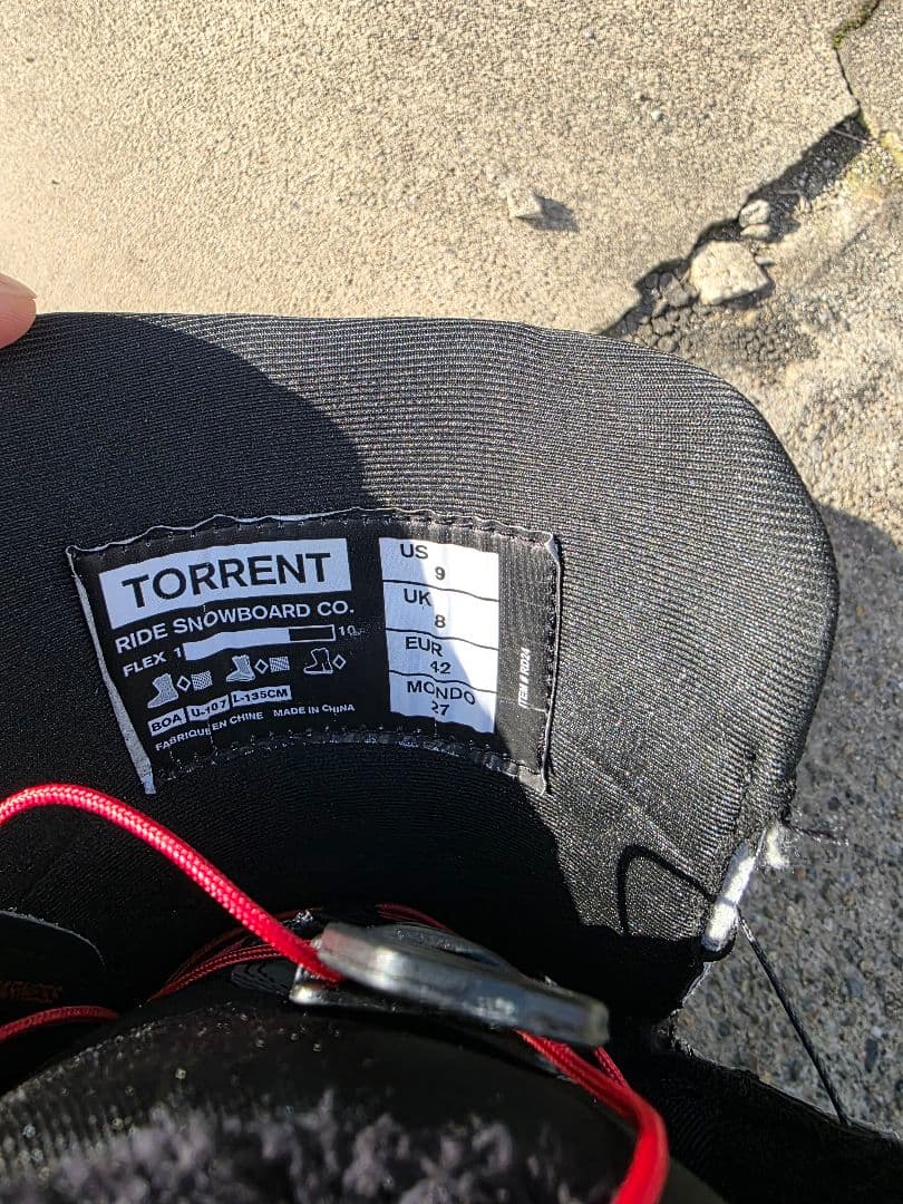 RIDE TORRENT (ライド トーレント) スノーボードブーツ
