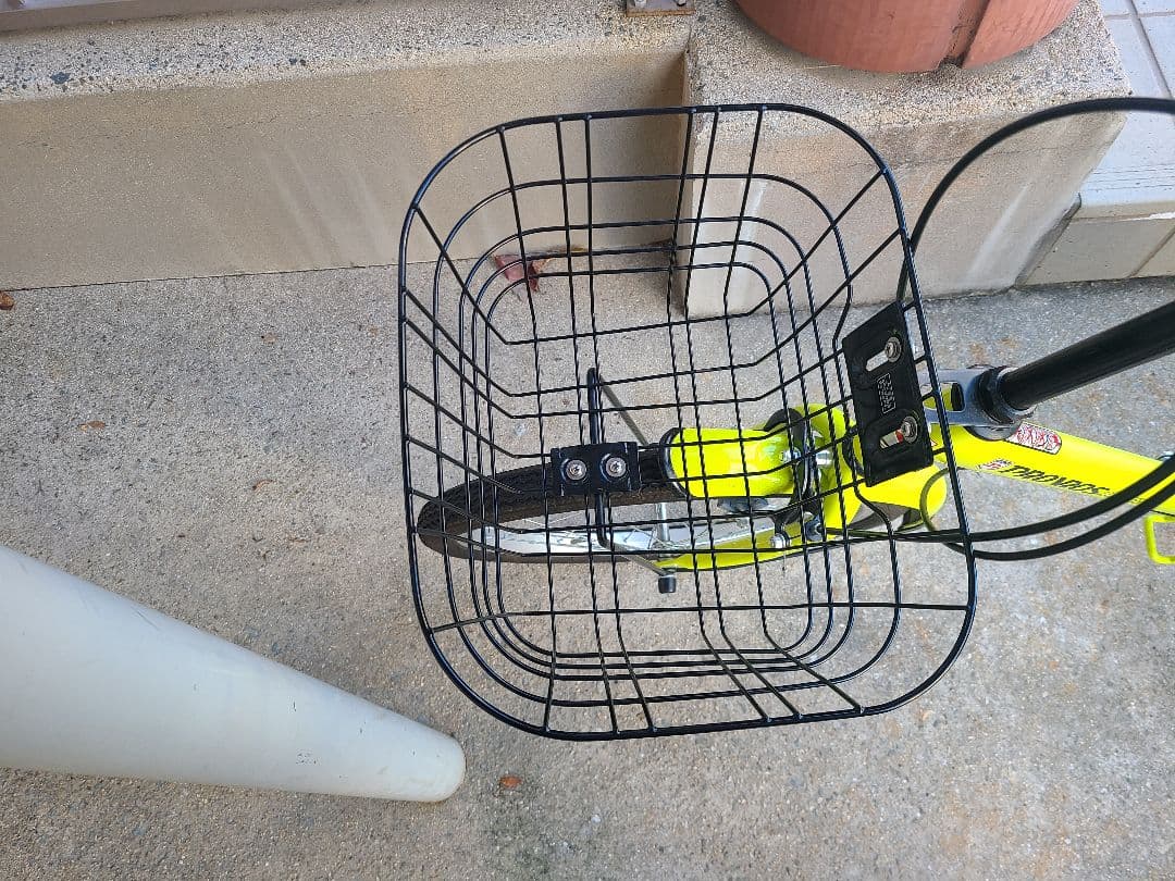 蛍光イエロー 折りたたみ自転車