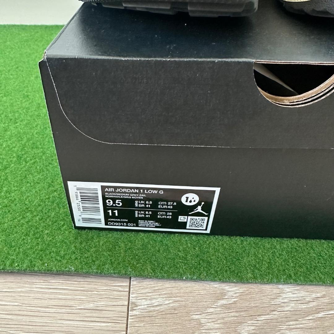 S*0様 Nike エア ジョーダン 1 LOW G ミディアムグレー 27.5