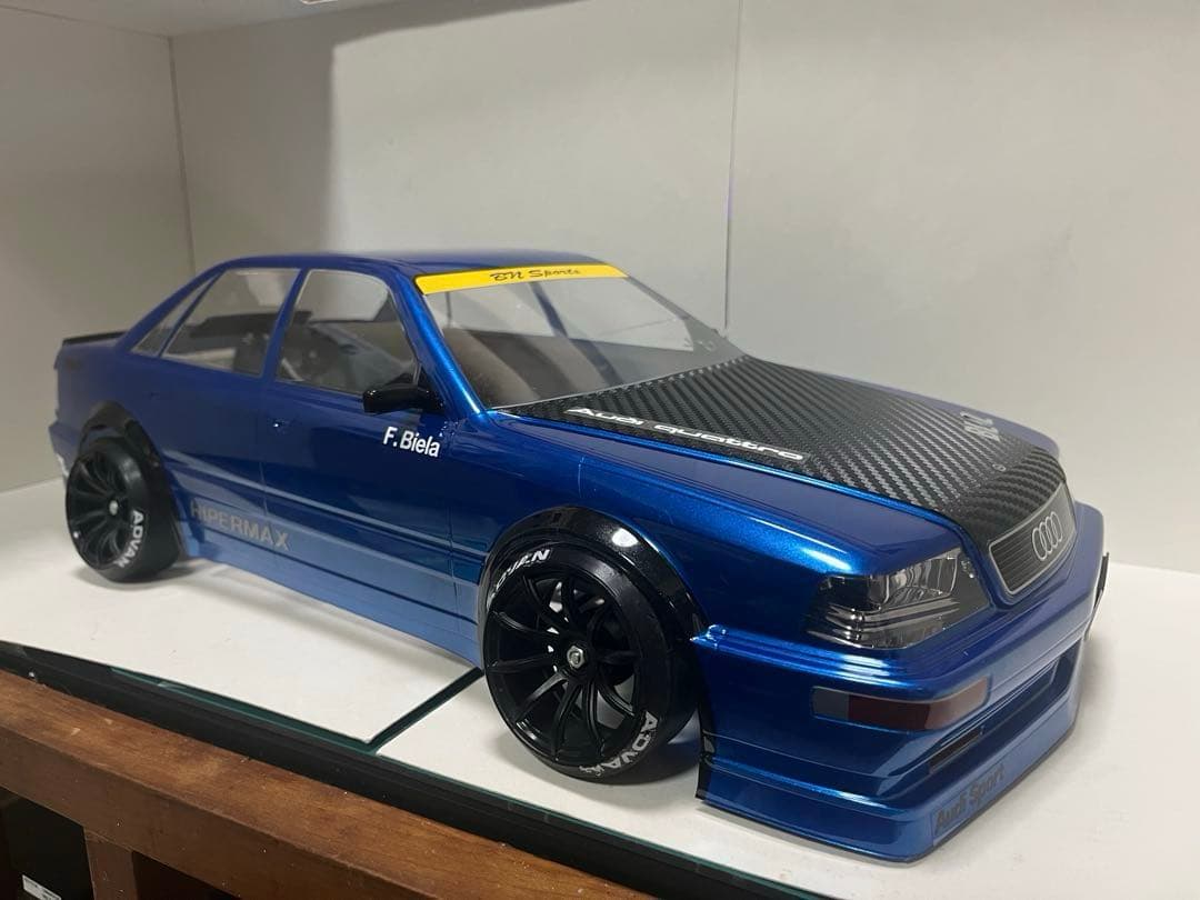 ラジコン タミヤ 1991 アウディV8ツーリング　塗装済みボディのみ