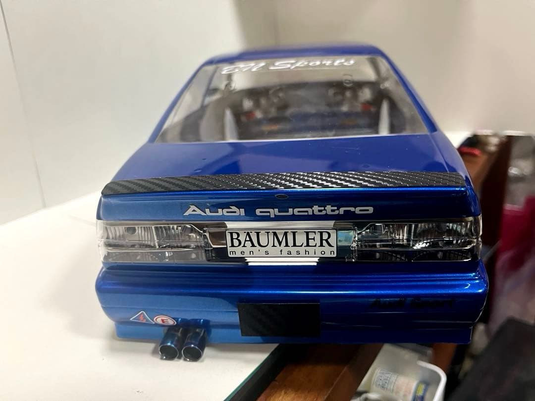 ラジコン タミヤ 1991 アウディV8ツーリング　塗装済みボディのみ