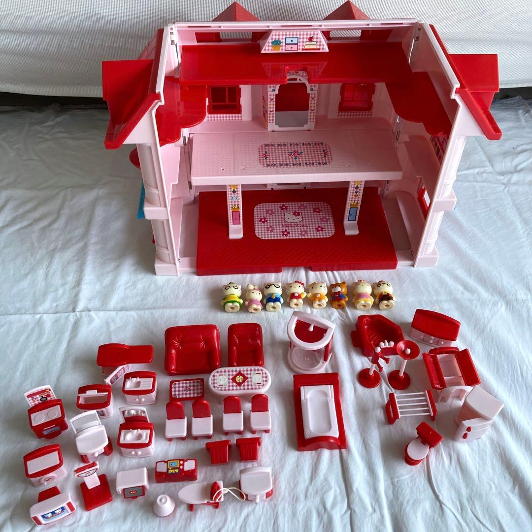 激レア　レトロ　ハローキティ　HELLO KITTY　ドールハウス　お家