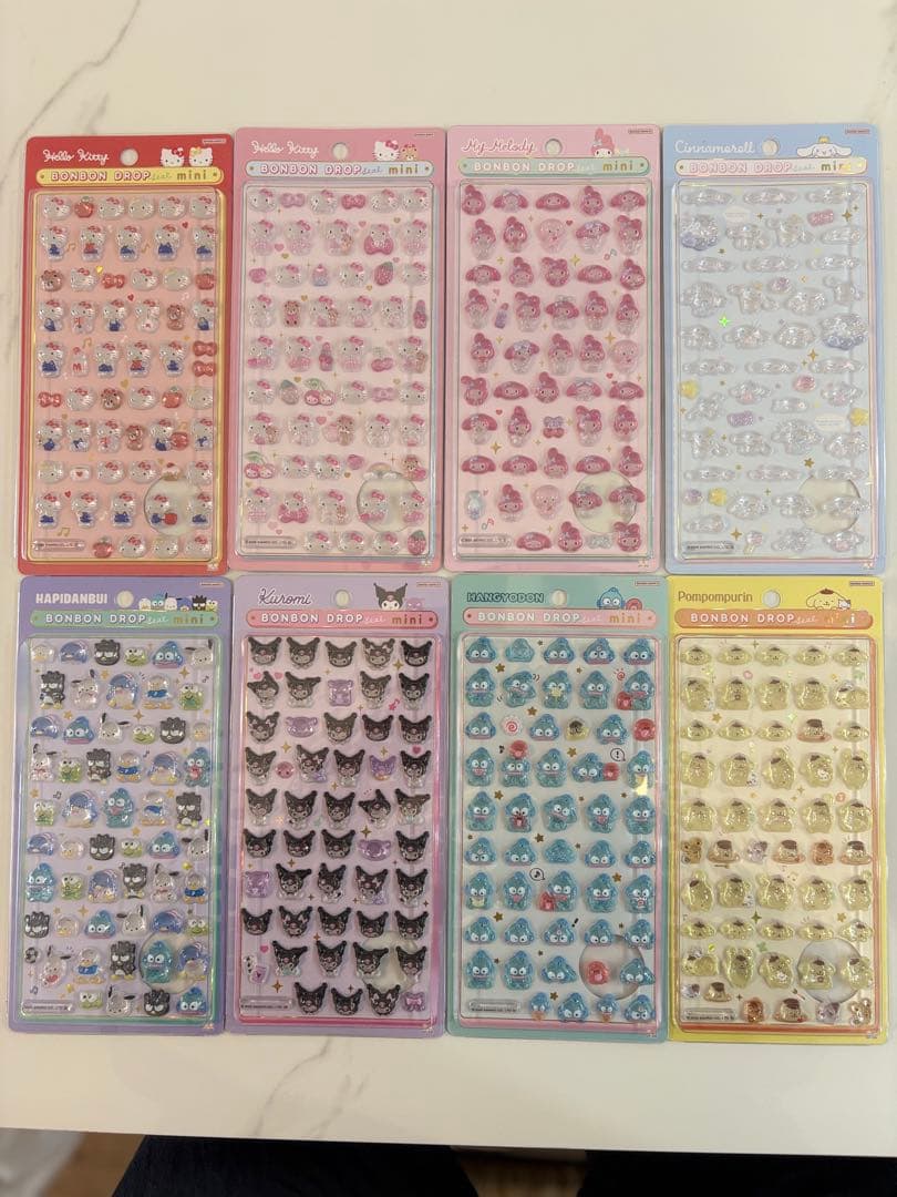 正規品サンリオボンボンドロップシール全種 サンリオボンボンドロップシールミニ全種